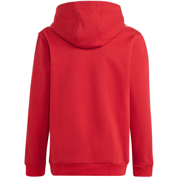 Bluza dla dzieci adidas Tiro 23 League Sweat Hoodie czerwono-biała HS3607