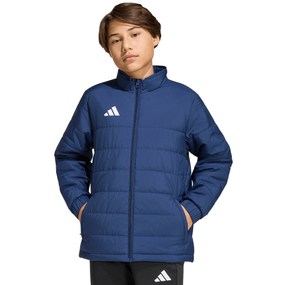 Kurtka dla dzieci adidas Entrada 26 Light granatowa JZ9125