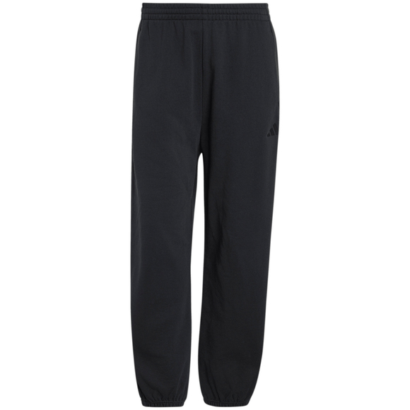 Spodnie damskie adidas Kit Small Logo Regular Cuffed czarne KU7935