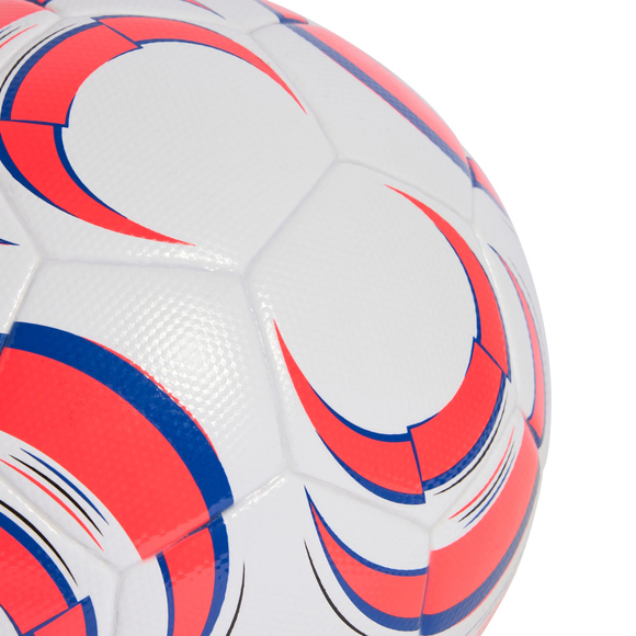 Piłka nożna adidas Tiro League J350 biało-pomarańczowa JW1525