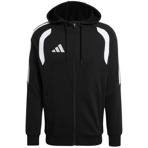 Bluza męska adidas Tiro 26 League Sweat Full Zip Hoodie czarna KF3321