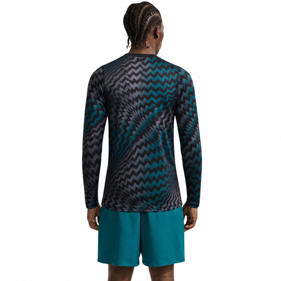 Koszulka bramkarska męska Nike Dri-FIT Gardien VI czarno-szaro-niebieska HV8306 010
