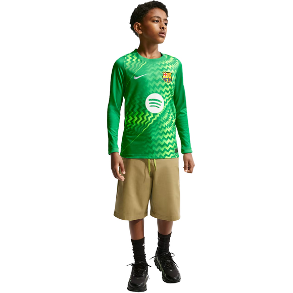 Koszulka dla dzieci Nike FC Barcelona Stadium Goalkeeper 2026/27 zielona II3610 324