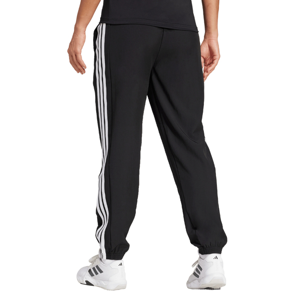 Spodnie damskie adidas Train Essentials 3-Stripes Woven czarne JI8313