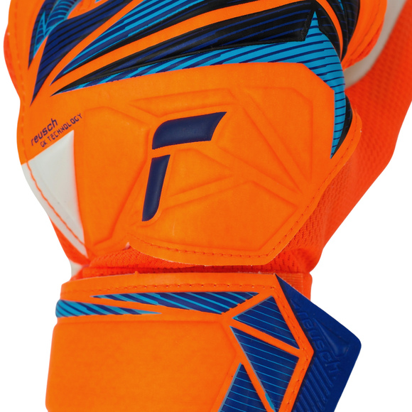 Rękawice bramkarskie Reusch Attrakt Starter Solid Junior pomarańczowe 5672513 2290