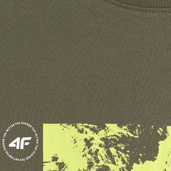 Koszulka męska 4F M2823 khaki 4FWSS26TTSHM2823 43S