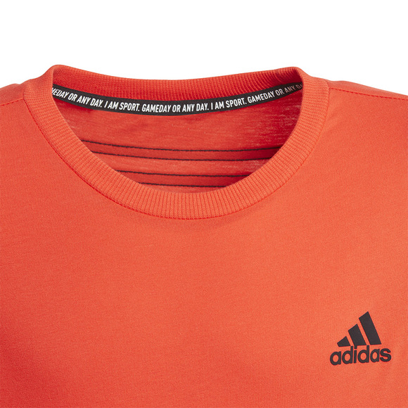 Koszulka dla dzieci adidas B 3S Tee pomarańczowa GK3194