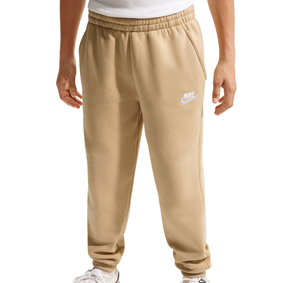 Spodnie dla dzieci Nike Sportswear Club Fleece beżowe FD3008 286