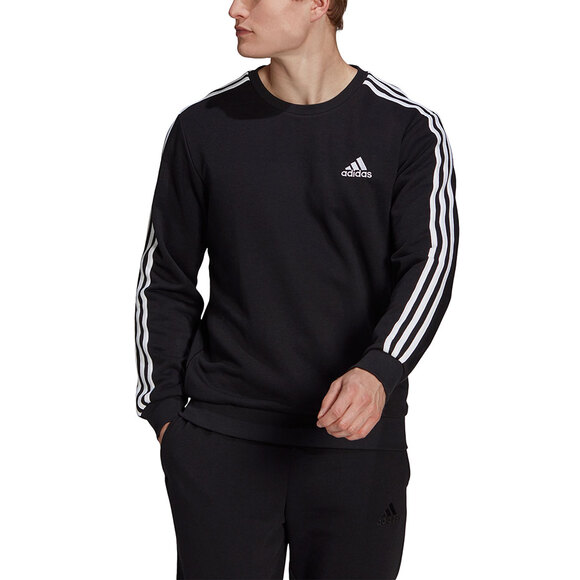 Bluza męska adidas Essentials Sweatshirt czarna GK9078