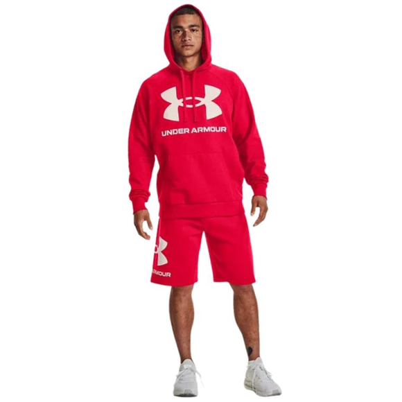 Bluza męska Under Armour Rival Fleece Big Logo HD czerwona 1357093 600