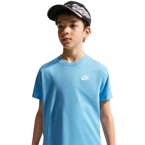 Koszulka dla dzieci Nike Sportswear jasnoniebieska FZ5177 497