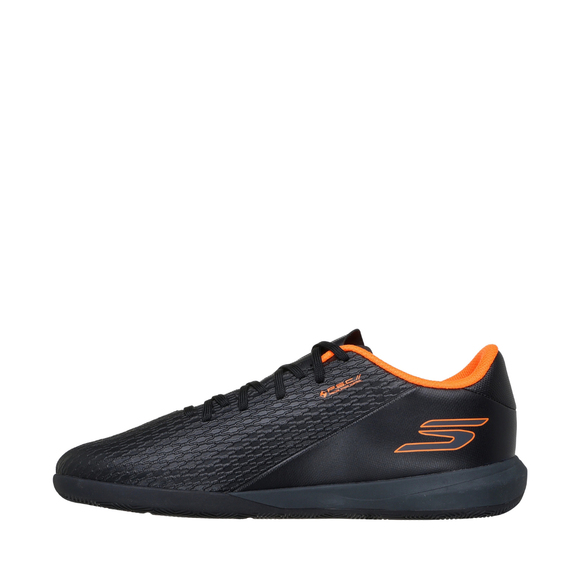 Buty piłkarskie Skechers Club IC czarno-pomarańczowe 252136 BKOR