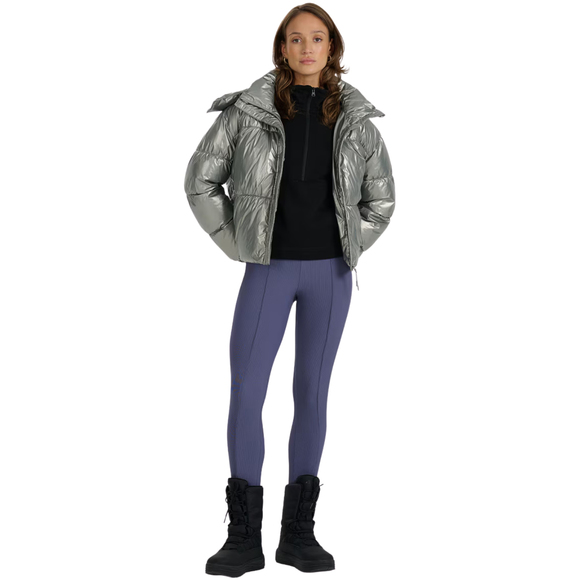 Kurtka damska puchowa 4F F0716 chłodny jasny szary 4FWAW25TDJAF0716 27S