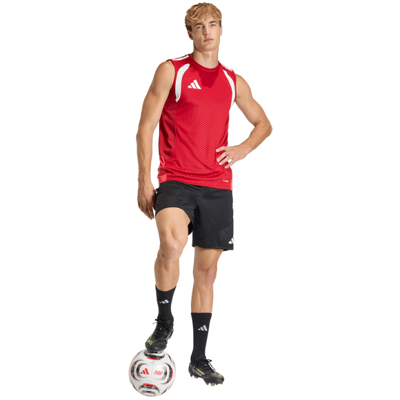 Koszulka męska adidas Tiro 26 Competition Sleeveless Jersey czerwona KA7610
