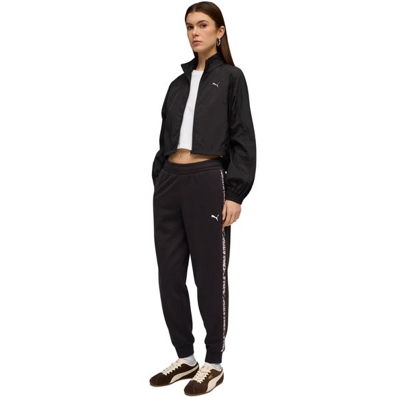 Spodnie damskie Puma ESS Graphic Animal Comfort czarne 692464 01