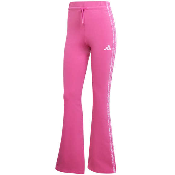 Legginsy damskie adidas Essentials 3-Stripes Print Cotton różowe JG6238