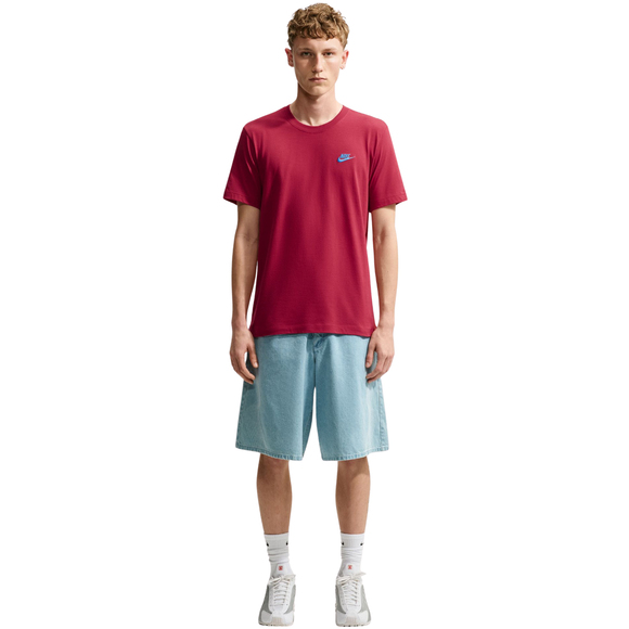 Koszulka męska Nike Club Tee czerwona AR4997 608