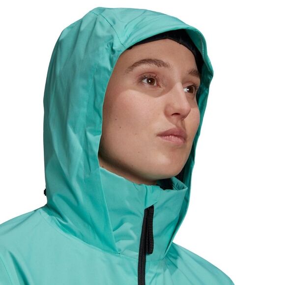 Kurtka damska adidas Terrex Rain RDY niebieska GI7129