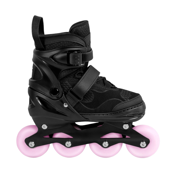 Łyżworolki Spokey Firefly czarno-różowe 946365-946366