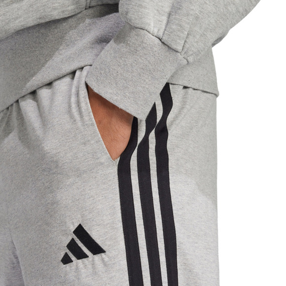 Spodnie męskie adidas Essentials 3-Stripes Single Jersey szare JE6428