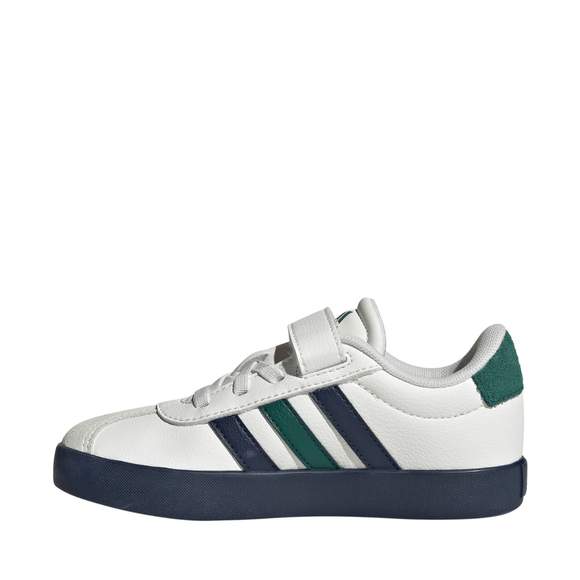 Buty dla dzieci adidas VL Court 3.0 Skateboarding białe IH3957