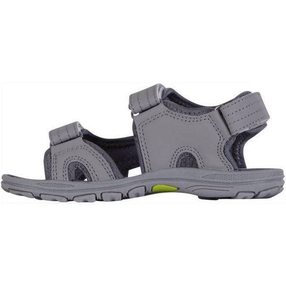 Sandały dla dzieci Kappa Early II K Footwear Kids szaro-limonkowe 260373K 1633