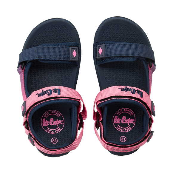 Sandały dla dzieci Lee Cooper różowo-granatowe LCW-26-34-4438K