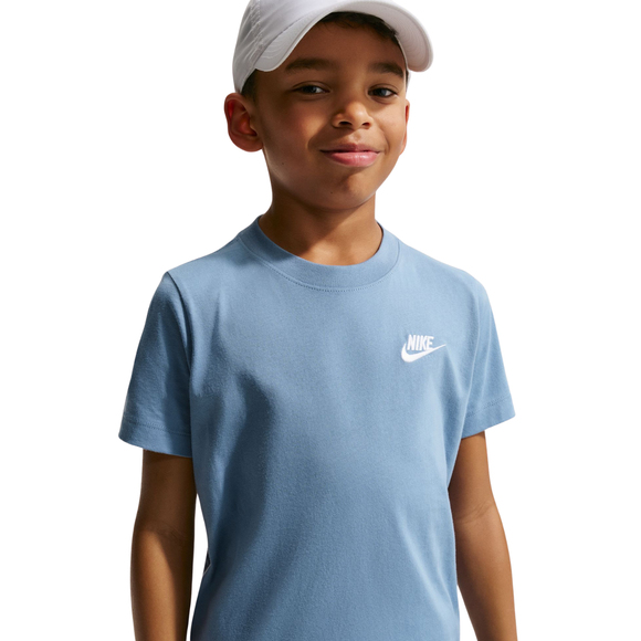 Koszulka dla dzieci Nike Sportswear niebieska FZ5177 486