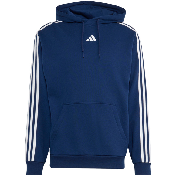 Bluza męska adidas Essentials 3-Stripes French Terry Hoodie granatowa KY4203