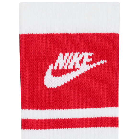 Skarpety Nike Everyday Elevated Crew 3 pary biało-czerwone IM7949 900