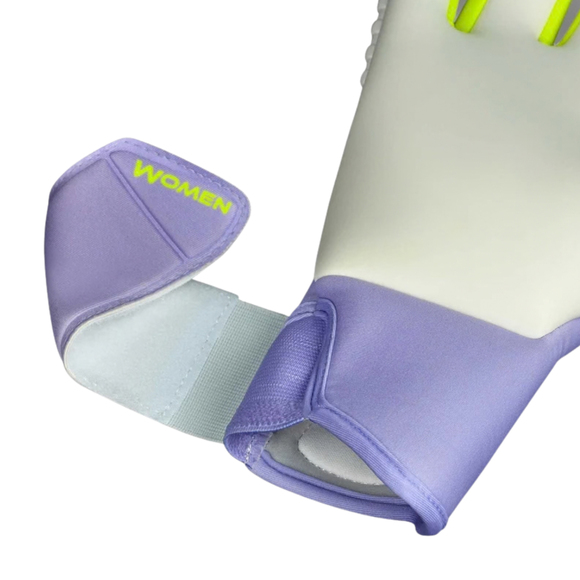 Rękawice bramkarskie Select 89 Women v26 fioletowo-biało-limonkowe 500097