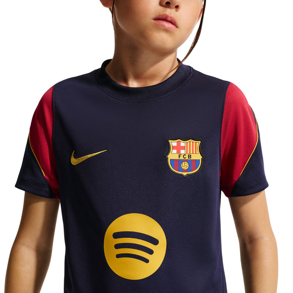 Koszulka dla dzieci Nike FC Barcelona Strike granatowo-bordowa II3237 401