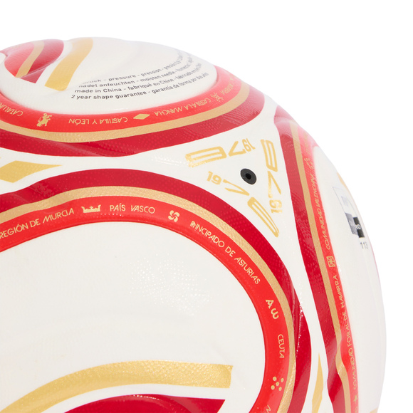 Piłka nożna adidas Spain RFEF 26/27 Competition biało-czerwono-pomarańczowa KE5081