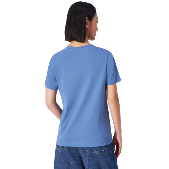 Koszulka damska Champion SS Tee niebieska 117534 BS099