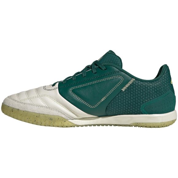 Buty piłkarskie adidas Top Sala Competition IN biało-zielone IE1548