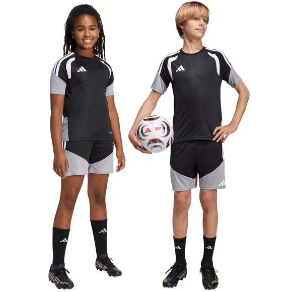 Spodenki dla dzieci adidas Tiro 26 Competition Training czarno-szare KA7655