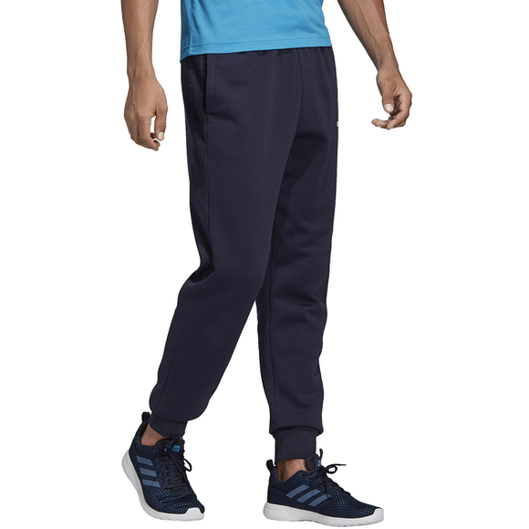 Spodnie męskie adidas Essentials Plain Tapered Pant FL granatowe DU0376