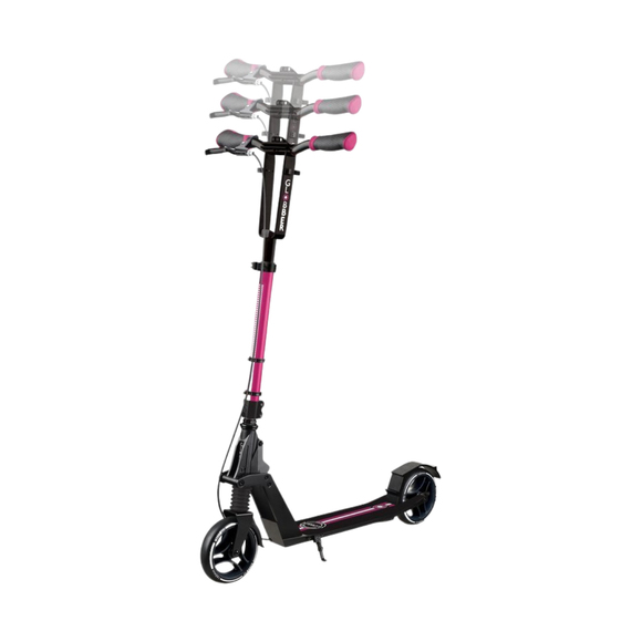 Hulajnoga SMJ Globber 672-110 Ruby One K 165 BR czarno-różowa