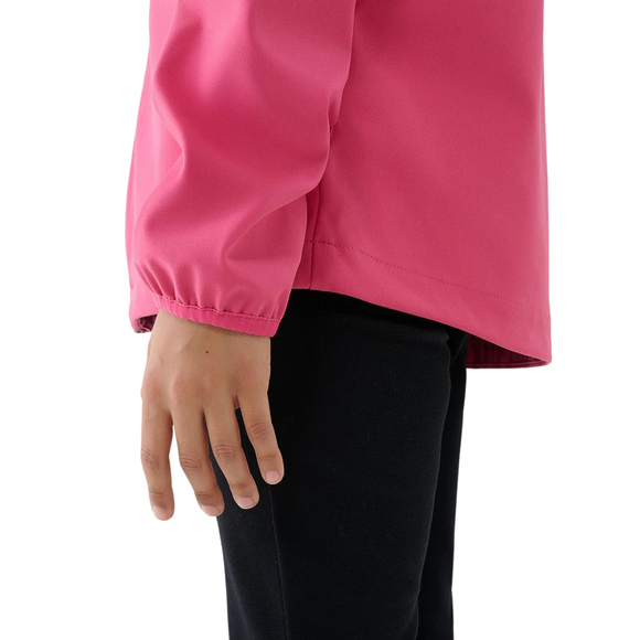 Kurtka dla dziewczynki softshell 4F F305 różowa 4FJWSS25TSOFF305 54S