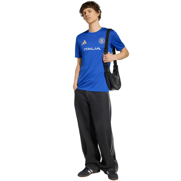Koszulka męska adidas Italy 26 Jersey niebieska KH2306