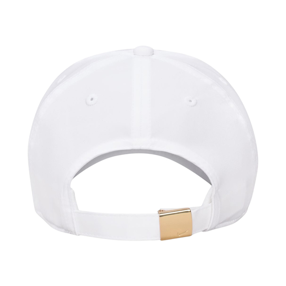Czapka z daszkiem dla dzieci Nike Dri-Fit Club biała FB5064 101
