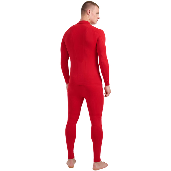 Spodnie termoaktywne męskie 4F M225 ciemna czerwień 4FWAW25USEAM225 61S