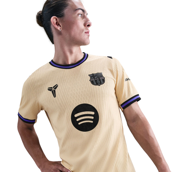 Koszulka męska Nike FC Barcelona 2025/26 Match Away beżowa HJ4554 784
