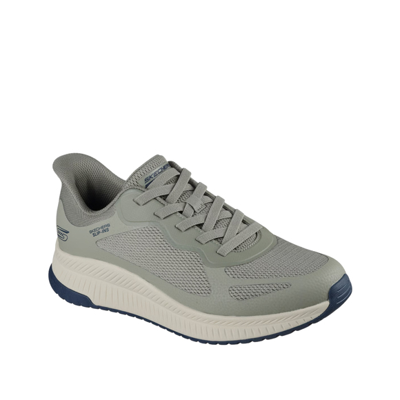Buty męskie Skechers Bobs Squad 4 oliwkowe 118423 OLV