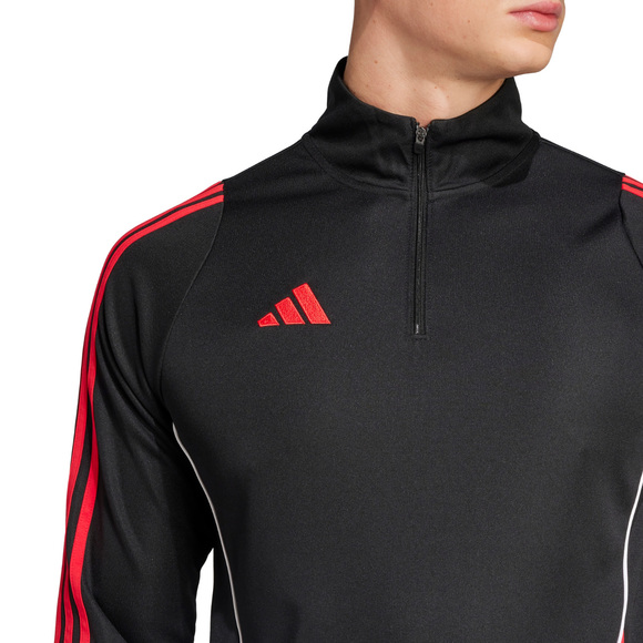 Bluza męska adidas Tiro 24 Training Top czarno-czerwona JN4565