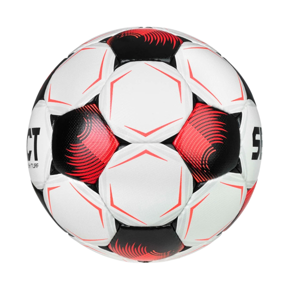 Piłka nożna Select FB Flash Turf v26 Fifa Basic 365.A1N biało-czarno-czerwona 110056