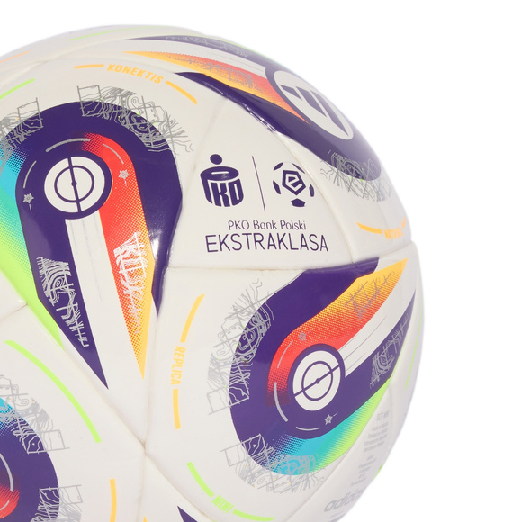 Piłka nożna adidas Ekstraklasa Mini kolorowa JY1296