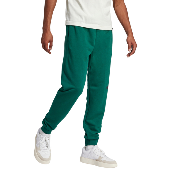 Spodnie męskie adidas Essentials Big Logo French Terry zielone JE8971
