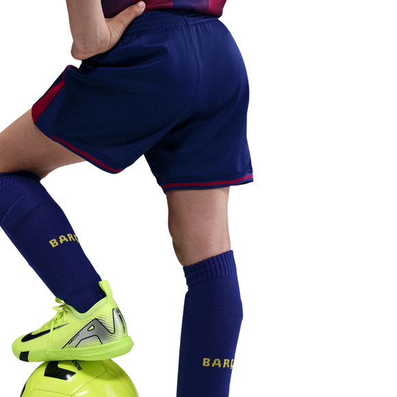 Komplet dla małych dzieci Nike FC Barcelona 2025/26 Stadium Home granatowo-bordowy HJ5619 456
