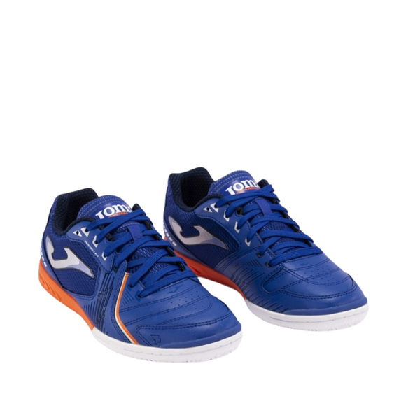 Buty piłkarskie Joma Dribling Indoor 2404 niebiesko-pomarańczowe DRIW2404IN